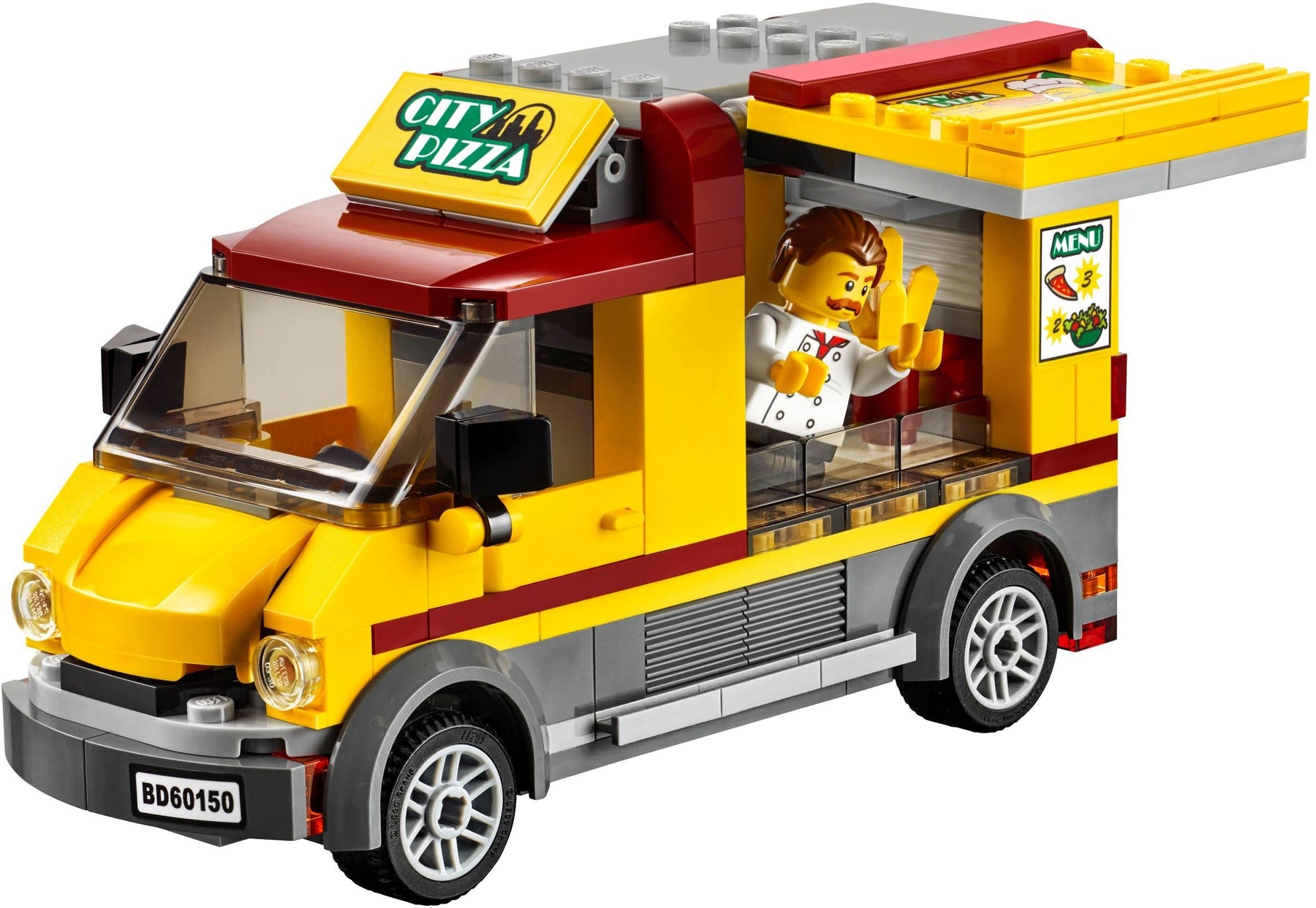 LEGO 60150 Pizza Van: Build, Serve & Play! - SuperSaverAU - view 2