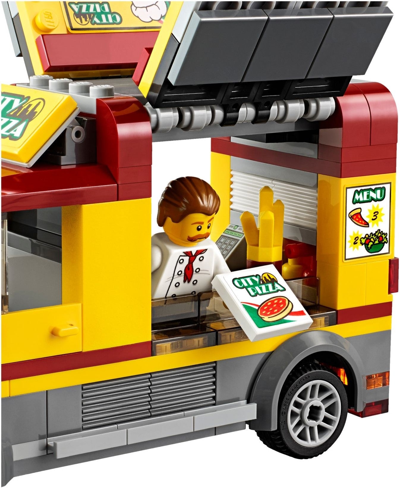 LEGO 60150 Pizza Van: Build, Serve & Play! - SuperSaverAU - view 3