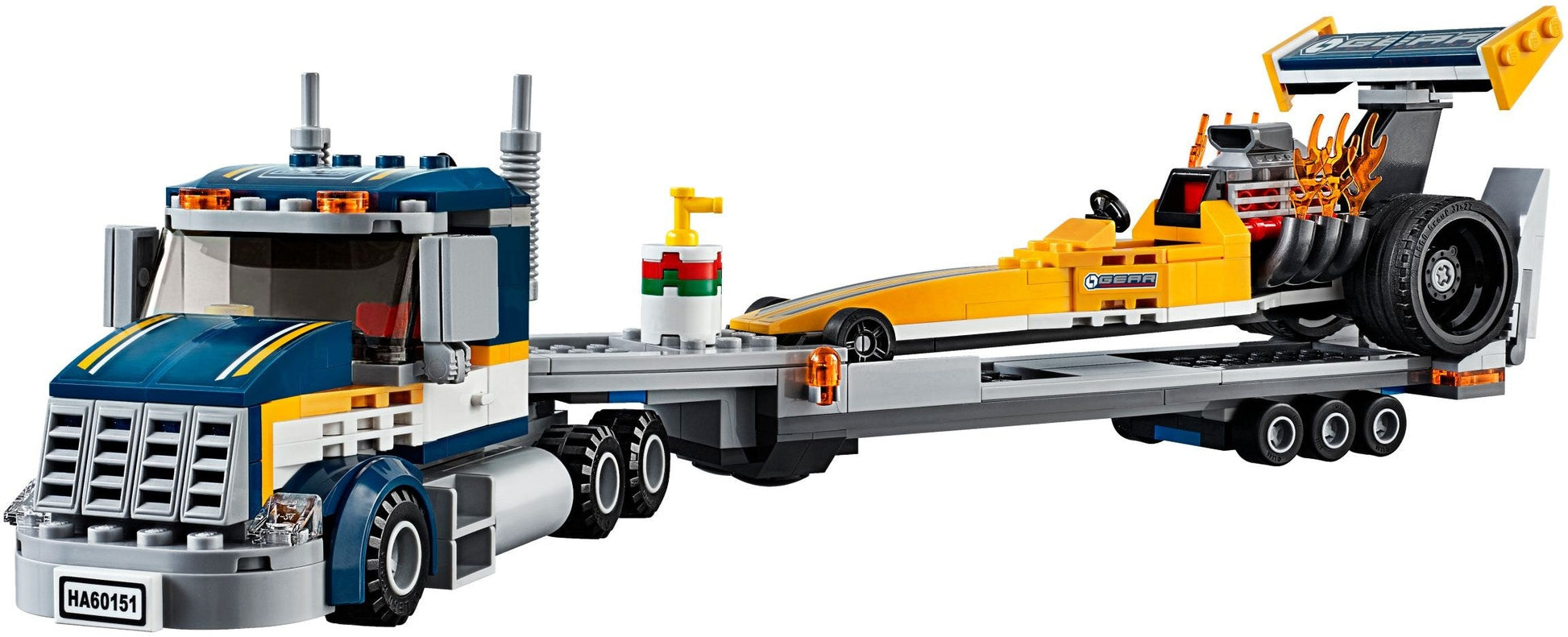 LEGO 60151 City Great Vehicles Dragster Transporter- Auzzi Store