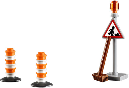 LEGO 60152 City Sweeper & Excavator Construction Set