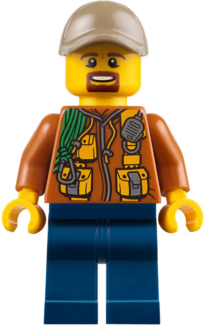 LEGO 60158 Jungle Cargo Helicopter: Temple Explorer with ATV