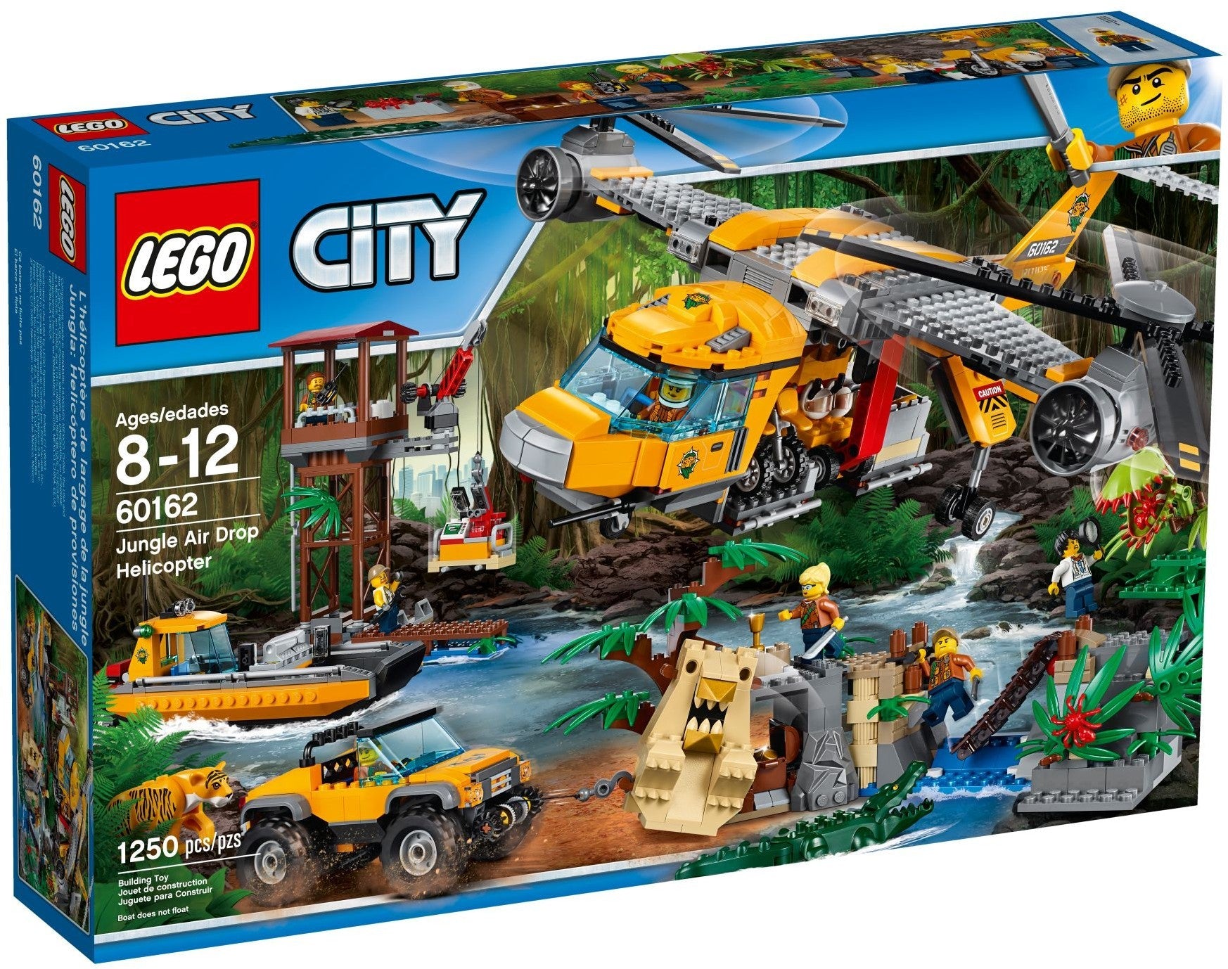 LEGO 60162 Jungle Exploration Site Helicopter - SuperSaverAU - view 1