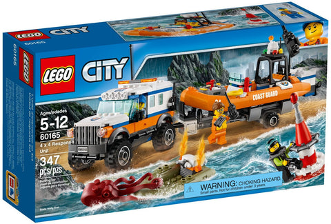 LEGO 60165 Coast Guard 4x4 Response Unit & Rescue Boat - SuperSaverAU - view 1