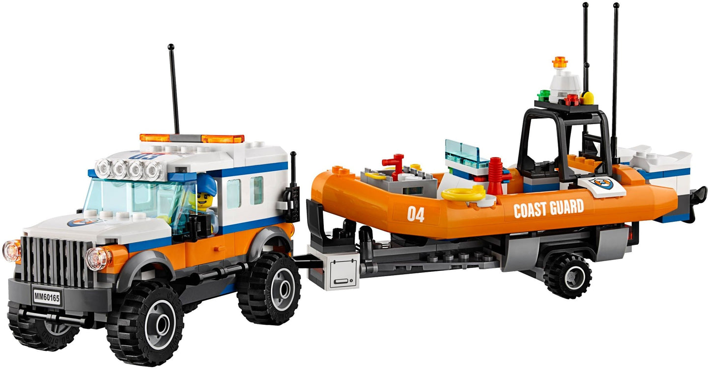 LEGO 60165 Coast Guard 4x4 Response Unit & Rescue Boat
