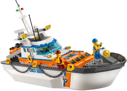 LEGO 60167 Coast Guard HQ Ship, Helicopter & Speedboat Rescue