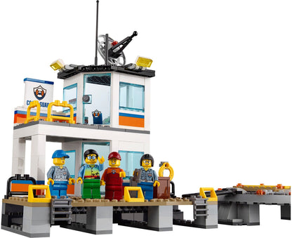 LEGO 60167 Coast Guard HQ Ship, Helicopter & Speedboat Rescue