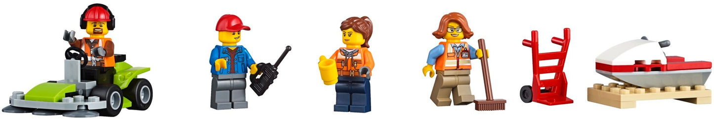 LEGO 60169 Cargo Terminal: Truck, Forklift & Telehandler