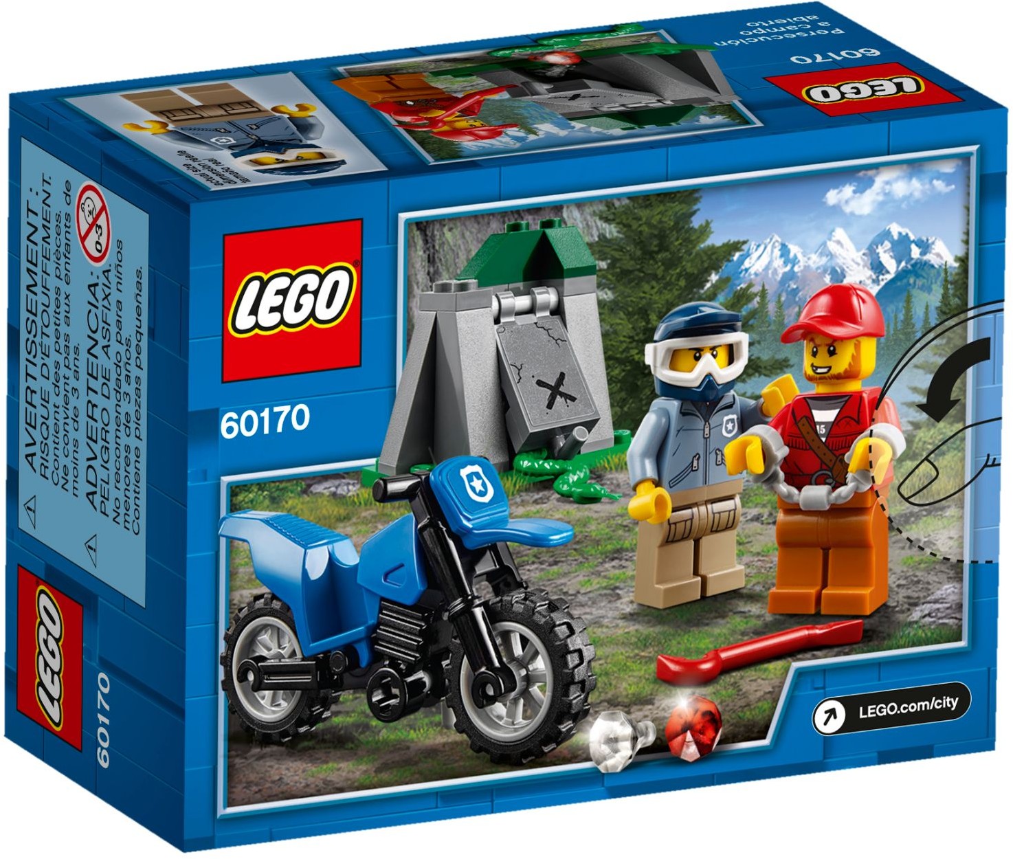 LEGO 60170 Off-Road Police Chase Building Toy Set - SuperSaverAU - view 2