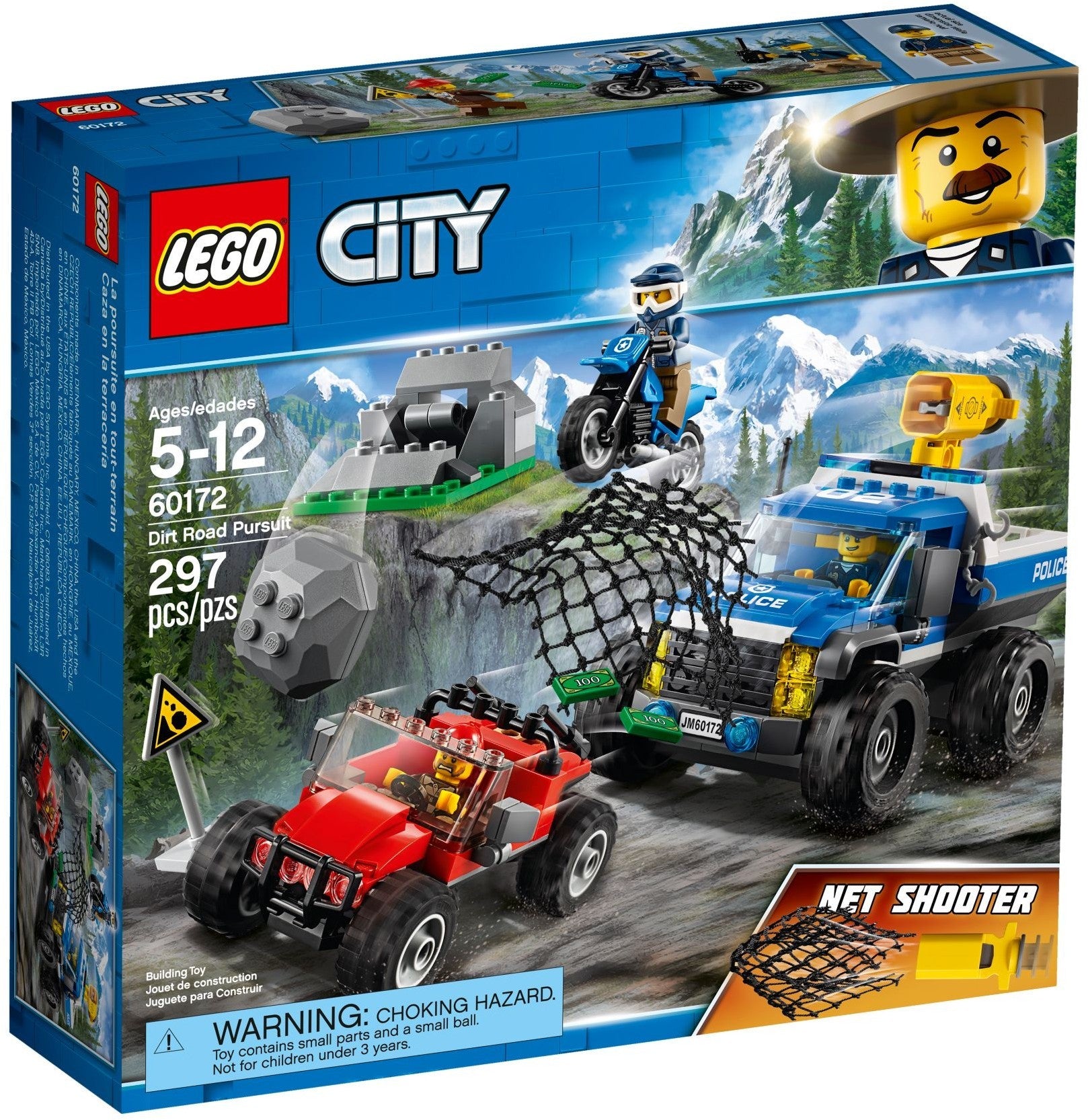 LEGO 60172 Mountain Police Dirt Road Pursuit - SuperSaverAU - view 1