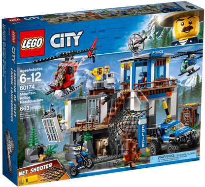 LEGO City Mountain Police Headquarters 60174 Building Kit- Auzzi Store
