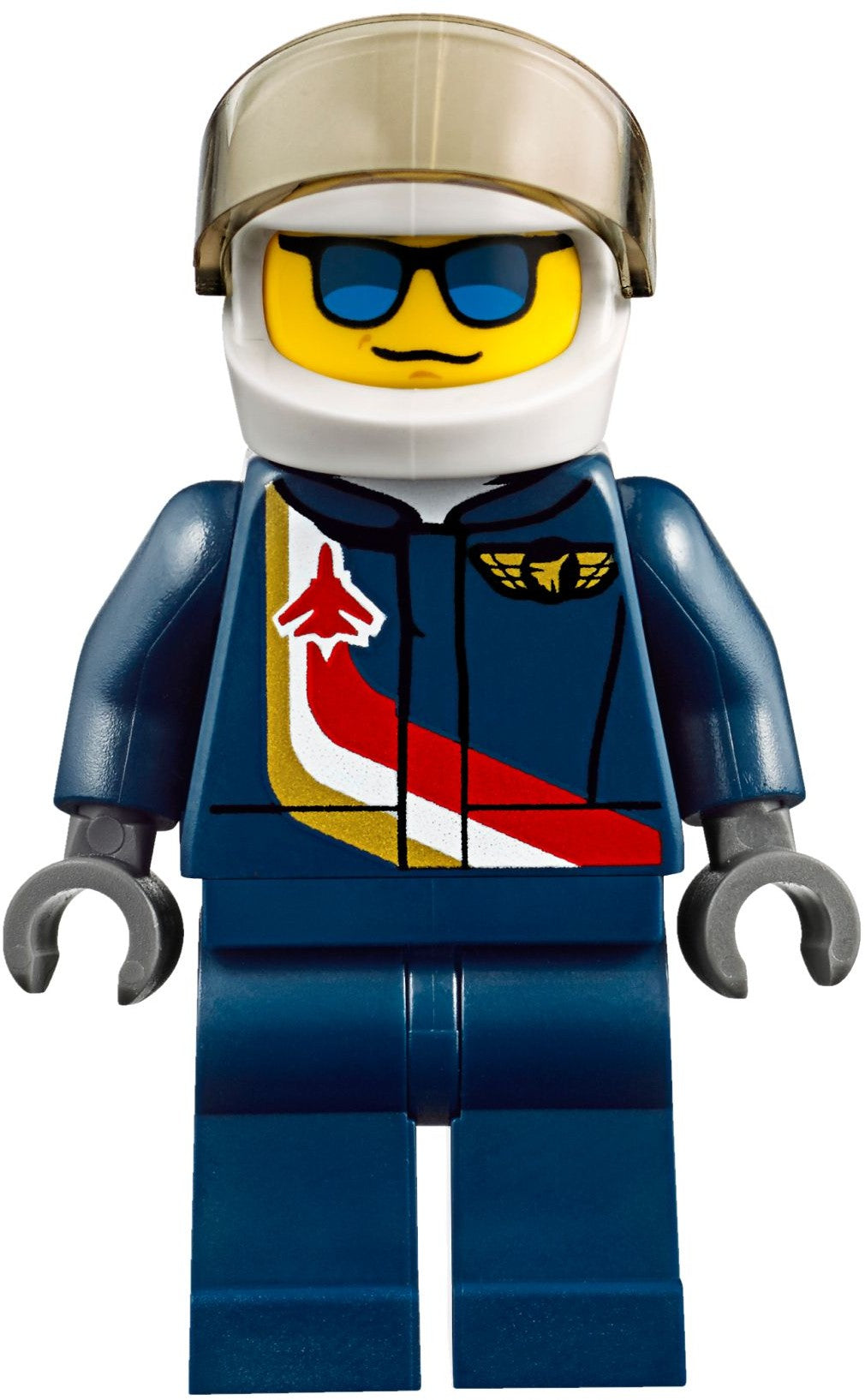 LEGO 60177 Airshow Jet: Pilot Minifigure & Toy Plane Building Set