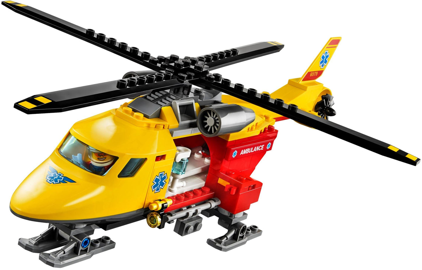 LEGO 60179 Ambulance Helicopter: Rescue Mission Toy Set