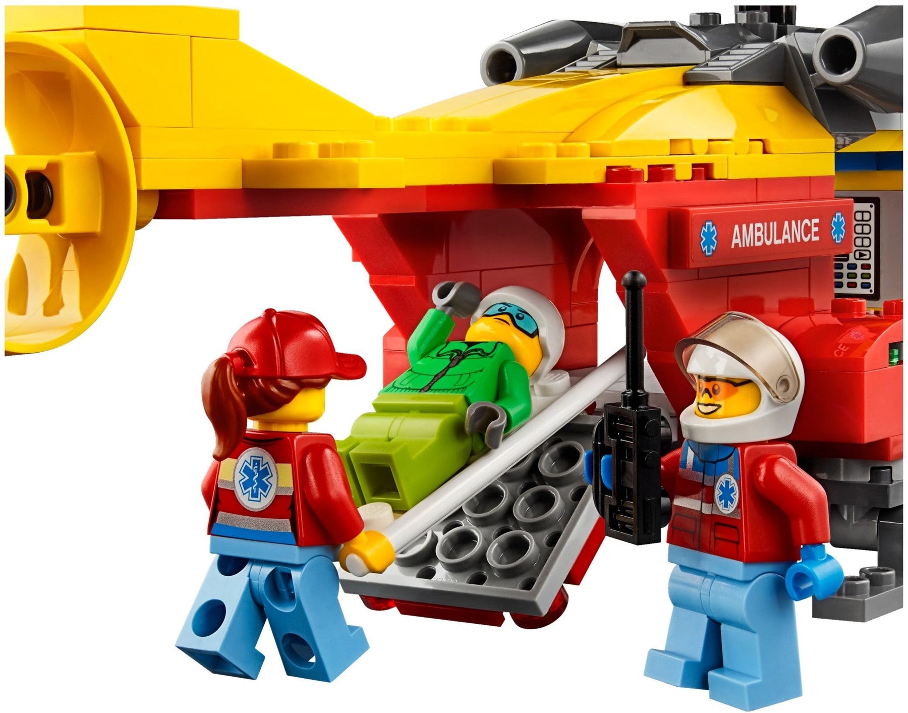LEGO 60179 Ambulance Helicopter: Rescue Mission Toy Set - SuperSaverAU - view 4