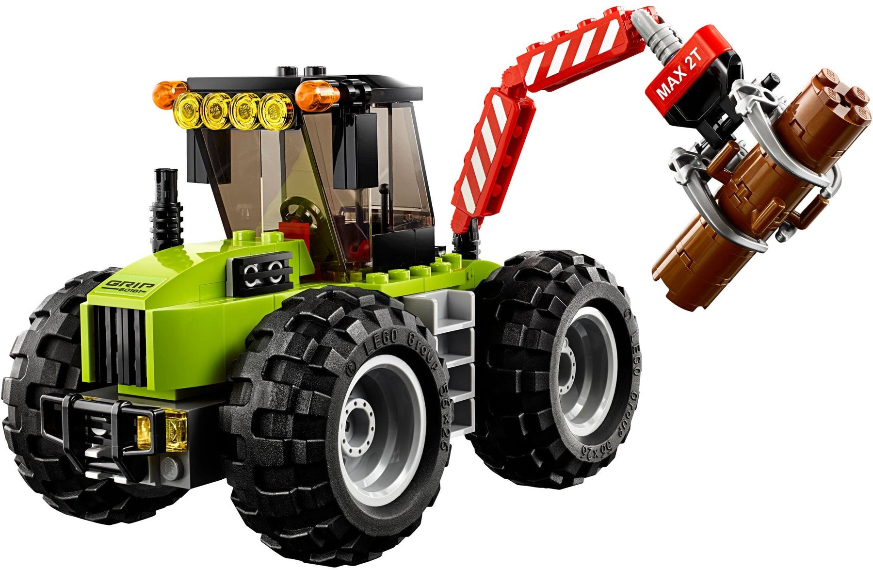LEGO 60181 Forest Tractor: Log & Move with Grappling Claw! - SuperSaverAU - view 2