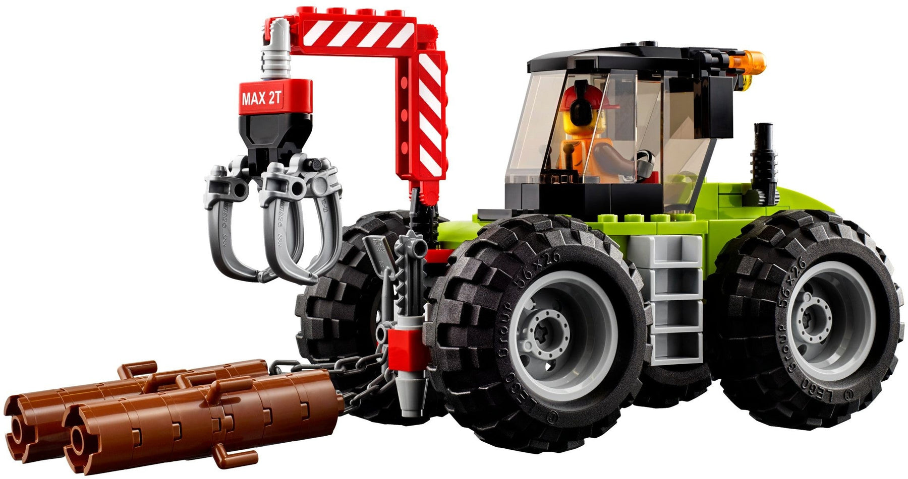 LEGO 60181 Forest Tractor: Log & Move with Grappling Claw! - SuperSaverAU - view 3