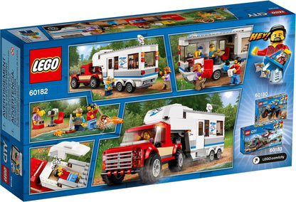 LEGO 60182 Pickup & Caravan Camping Adventure Toy Set