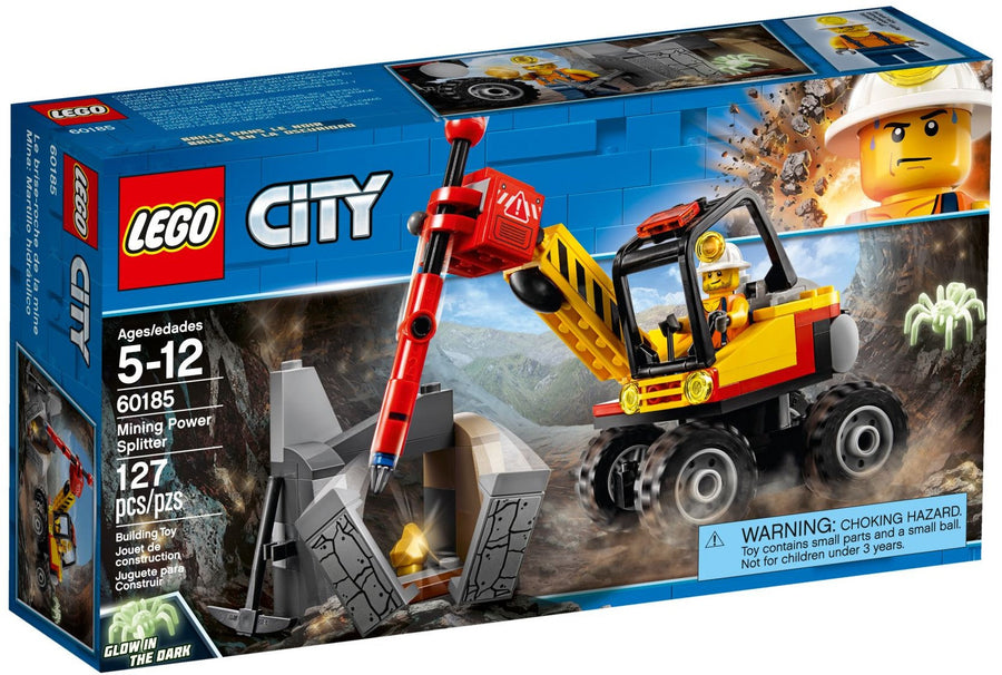 LEGO 60185 Mining Power Splitter: Excavator Toy with Gold Nugget - SuperSaverAU - view 1