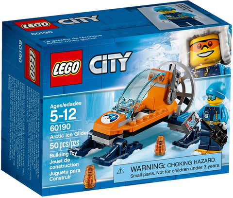 LEGO 60190 Arctic Ice Glider - Arctic Explorer Set with Minifigure - SuperSaverAU - view 1