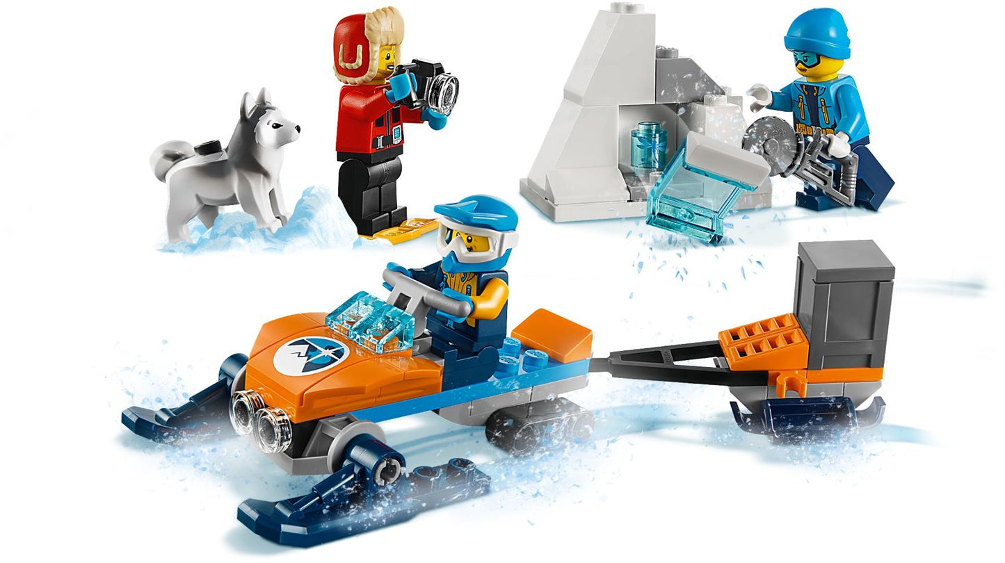 LEGO 60191 Arctic Exploration Team Snowmobile Set with Minifigures
