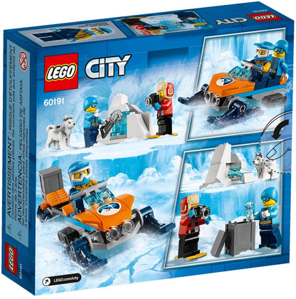 LEGO 60191 Arctic Exploration Team Snowmobile Set with Minifigures