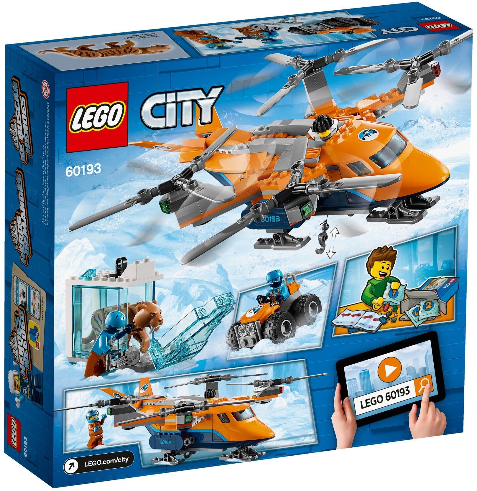 LEGO 60193 Arctic Air Transport Quadcopter & ATV - SuperSaverAU - view 4