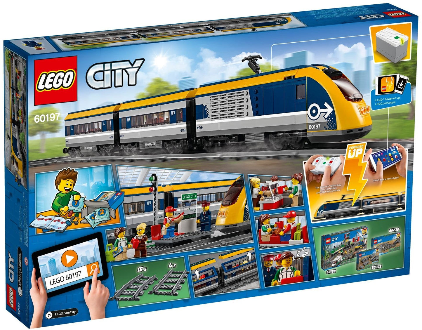 LEGO City Passenger Train 60197 Building Kit 677 Pieces- Auzzi Store