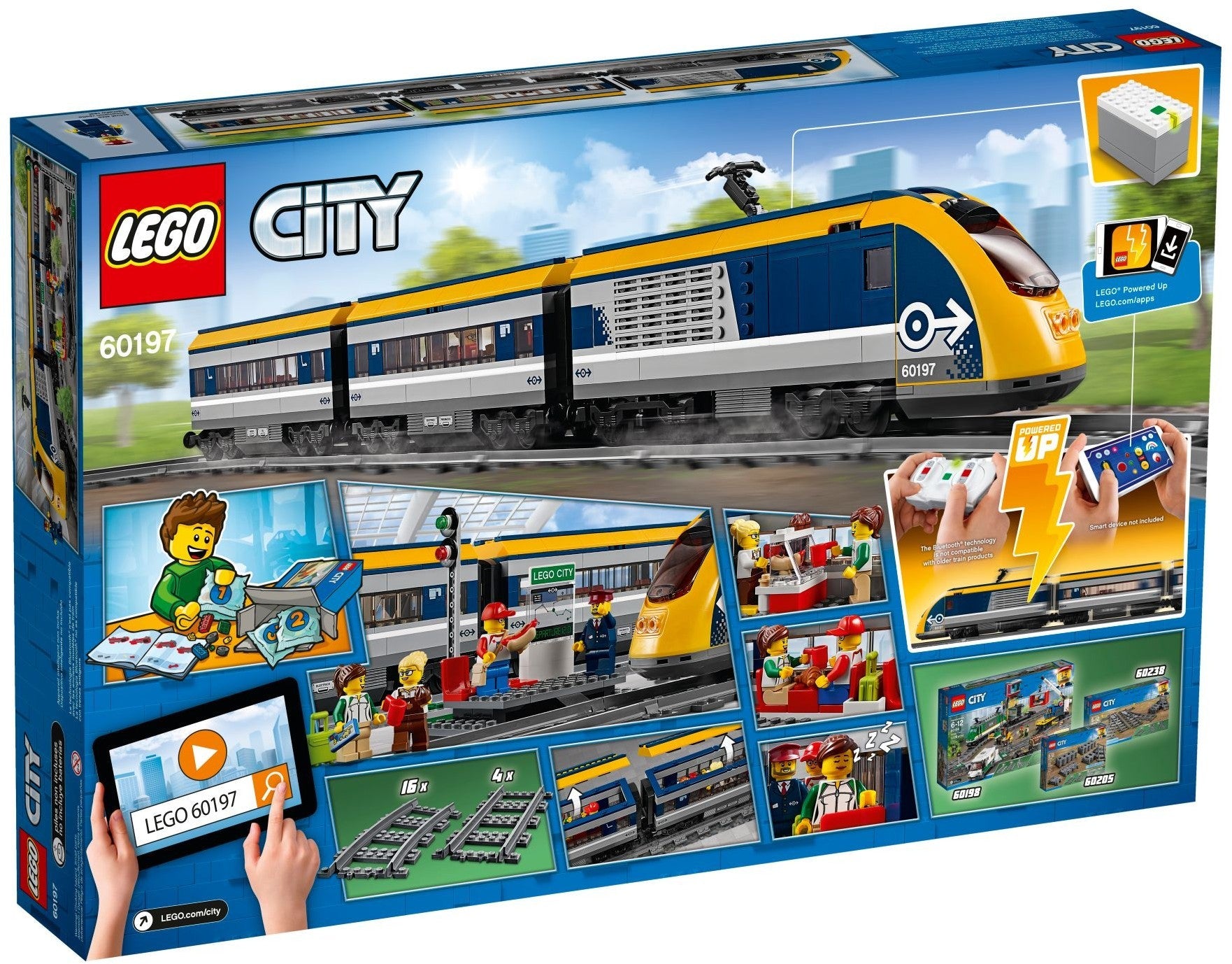 LEGO City Passenger Train 60197 Building Kit 677 Pieces- Auzzi Store