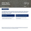 Dulux 300g Grey Granite Effects Spray Paint