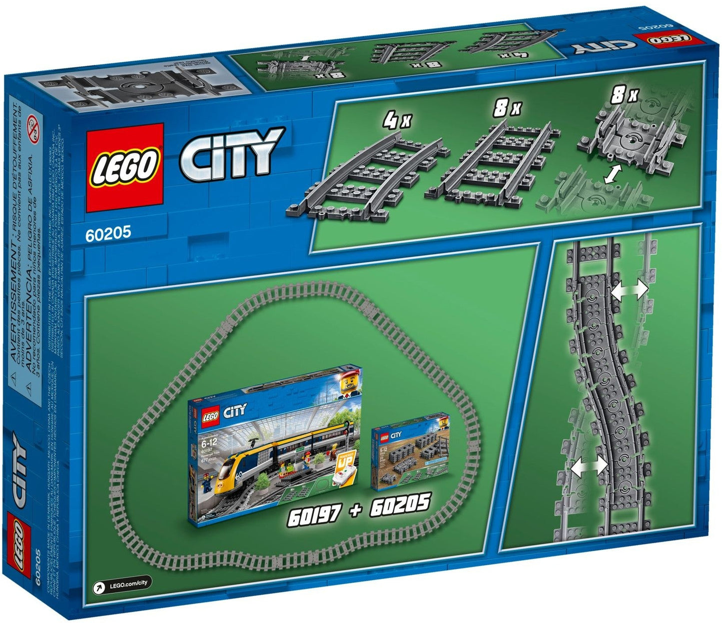 LEGO City Tracks 60205 Building Kit- Auzzi Store