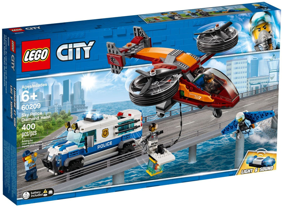 LEGO 60209 Sky Police Diamond Heist Set - SuperSaverAU - view 1