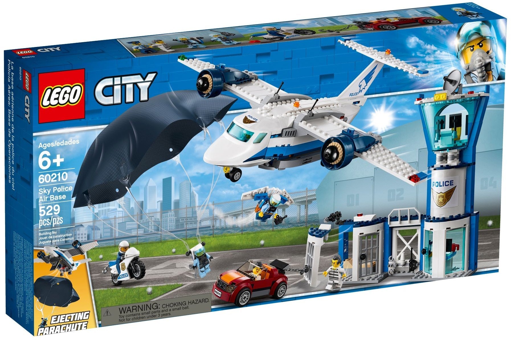 LEGO 60210 Sky Police Air Base - Jetpack, Plane & Jail - SuperSaverAU - view 1