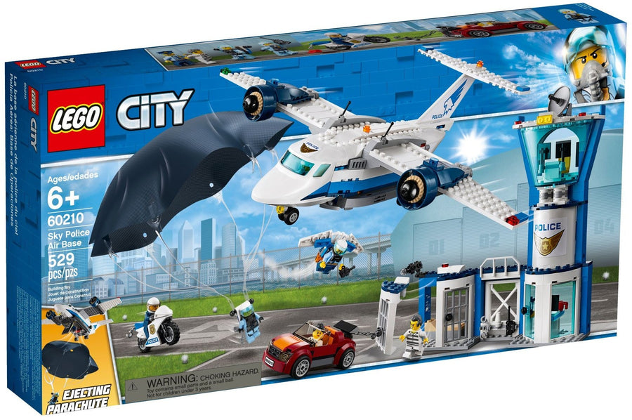 LEGO 60210 Sky Police Air Base - Jetpack, Plane & Jail - SuperSaverAU - view 1