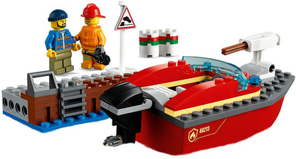 LEGO 60213 Dock Side Fire Rescue Boat Set