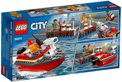 LEGO 60213 Dock Side Fire Rescue Boat Set