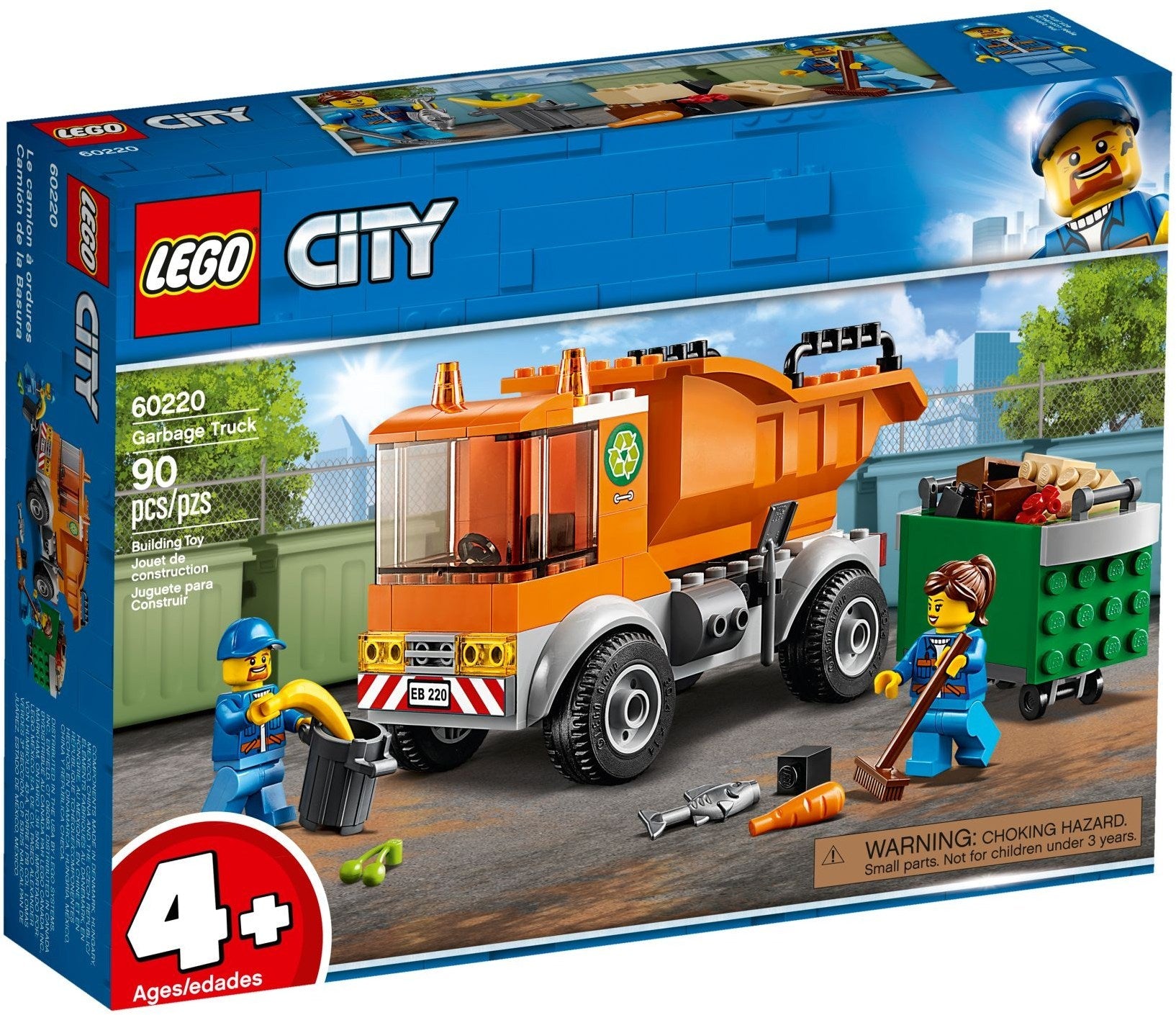LEGO 60220 Garbage Truck 4+ Building Toy for Kids - SuperSaverAU - view 1