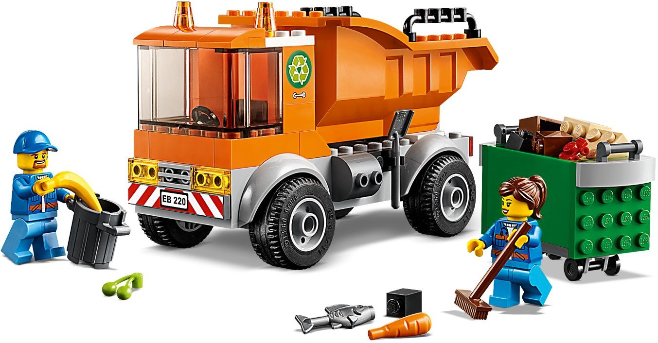 LEGO 60220 Garbage Truck 4+ Building Toy for Kids - SuperSaverAU - view 2