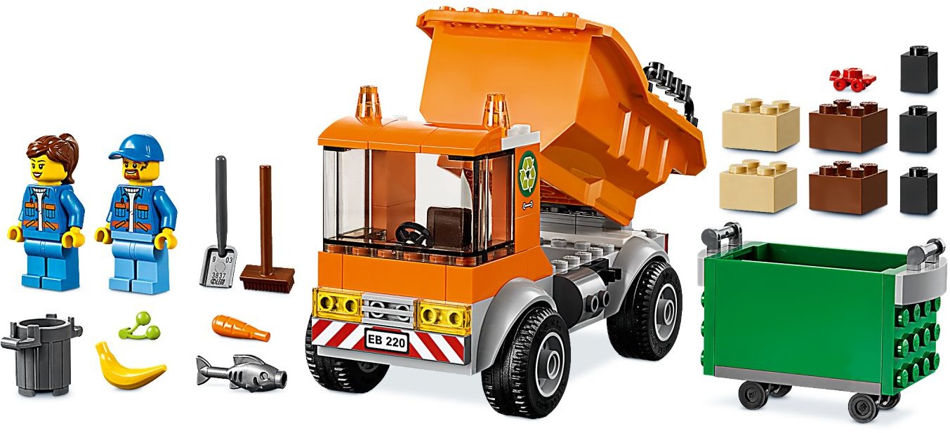 LEGO 60220 Garbage Truck 4+ Building Toy for Kids - SuperSaverAU - view 4
