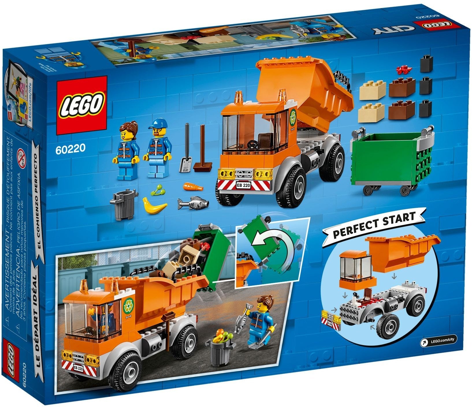 LEGO 60220 Garbage Truck 4+ Building Toy for Kids - SuperSaverAU - view 6