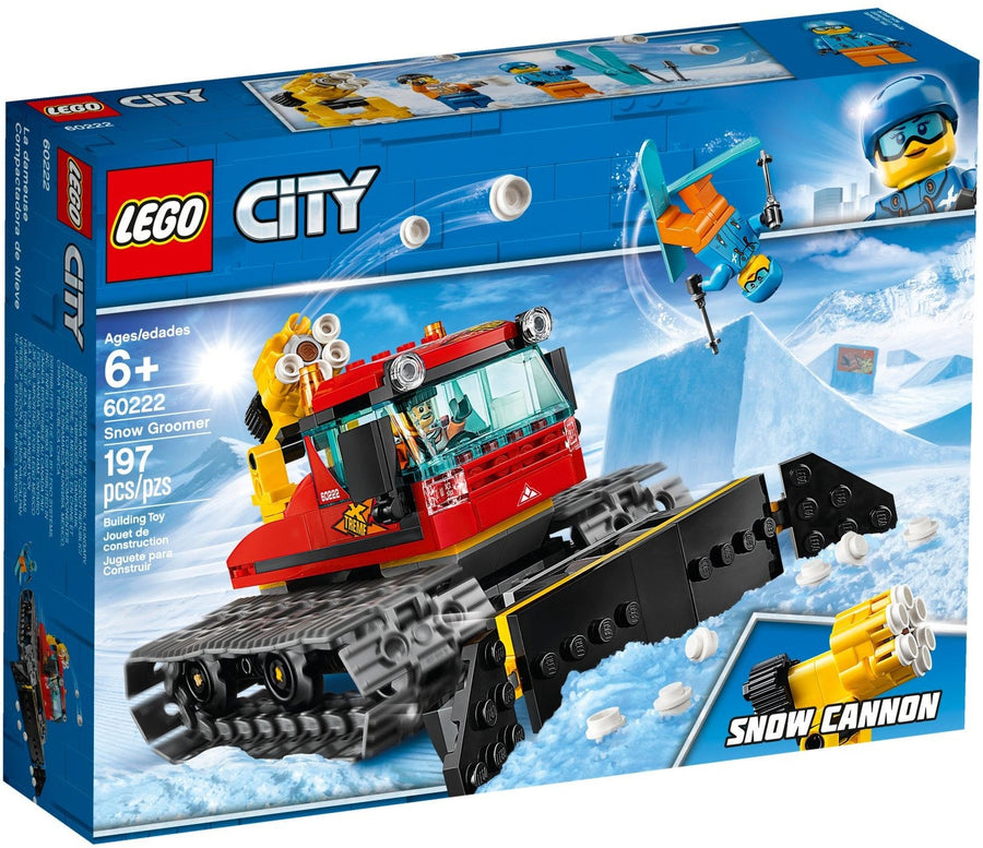 LEGO 60222 Snow Groomer | Snow Plow with Minifigures - SuperSaverAU - view 1