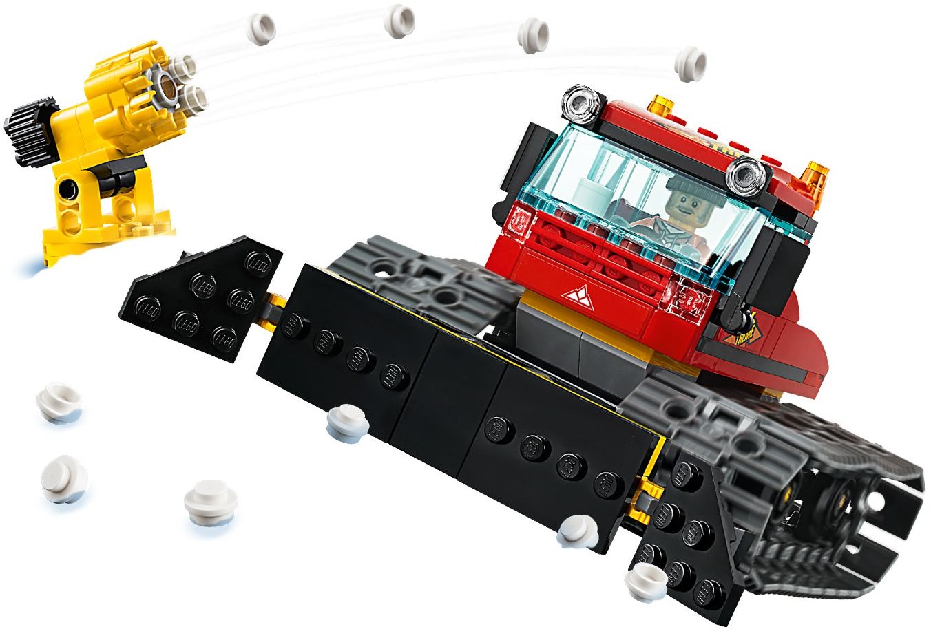 LEGO 60222 Snow Groomer | Snow Plow with Minifigures - SuperSaverAU - view 4