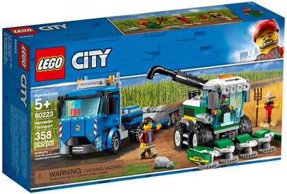LEGO 60223 Harvester Transport: Farm Truck & Combine Toy