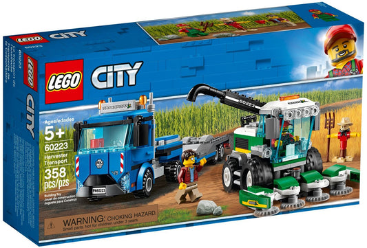 LEGO 60223 Harvester Transport: Farm Truck & Combine Toy