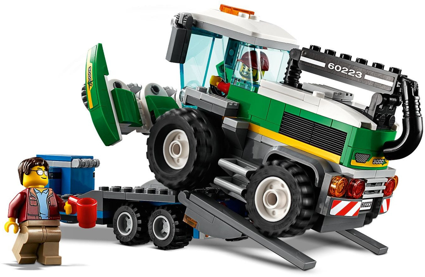 LEGO 60223 Harvester Transport: Farm Truck & Combine Toy