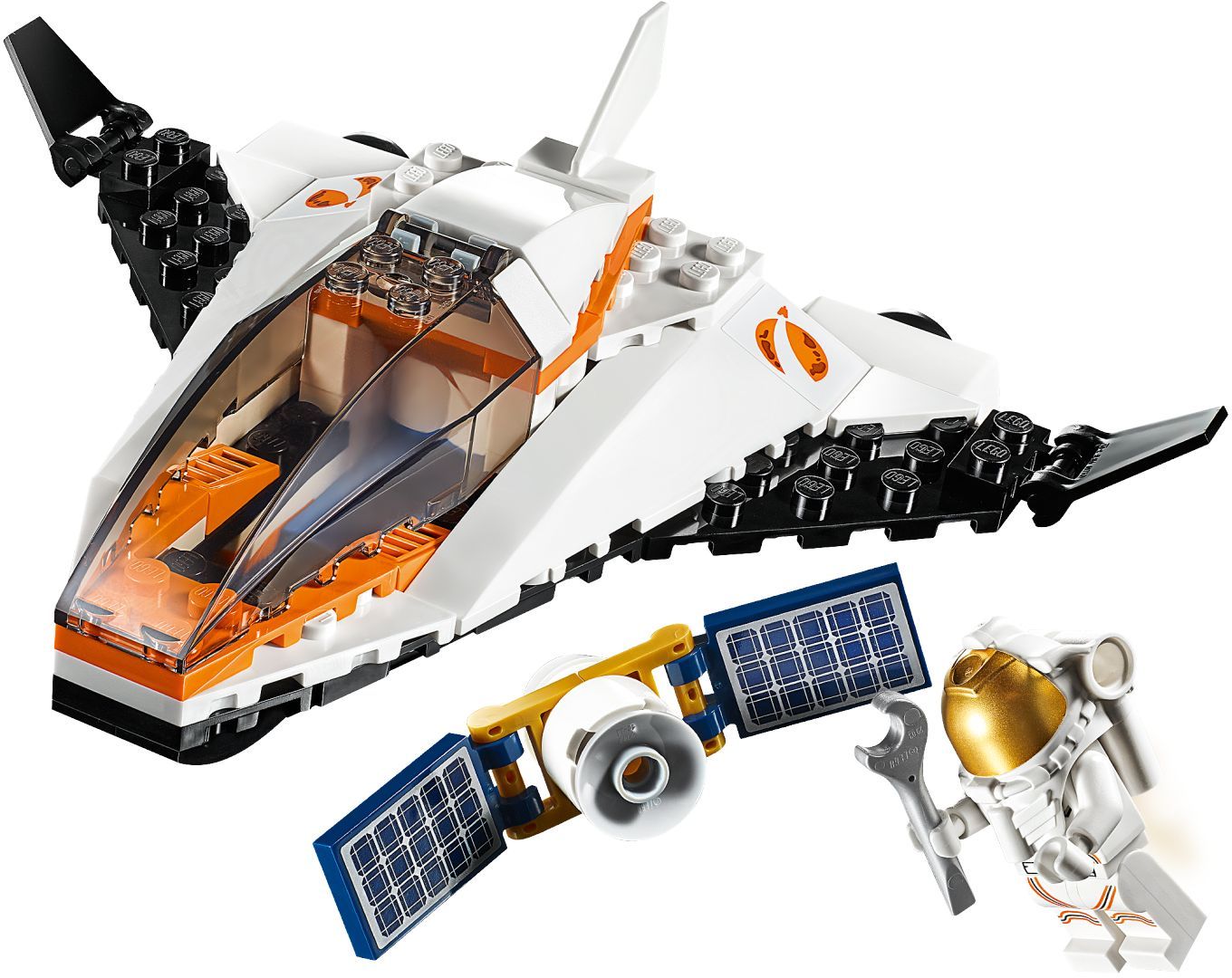LEGO 60224 Satellite Service Mission Space Shuttle Toy - SuperSaverAU - view 2