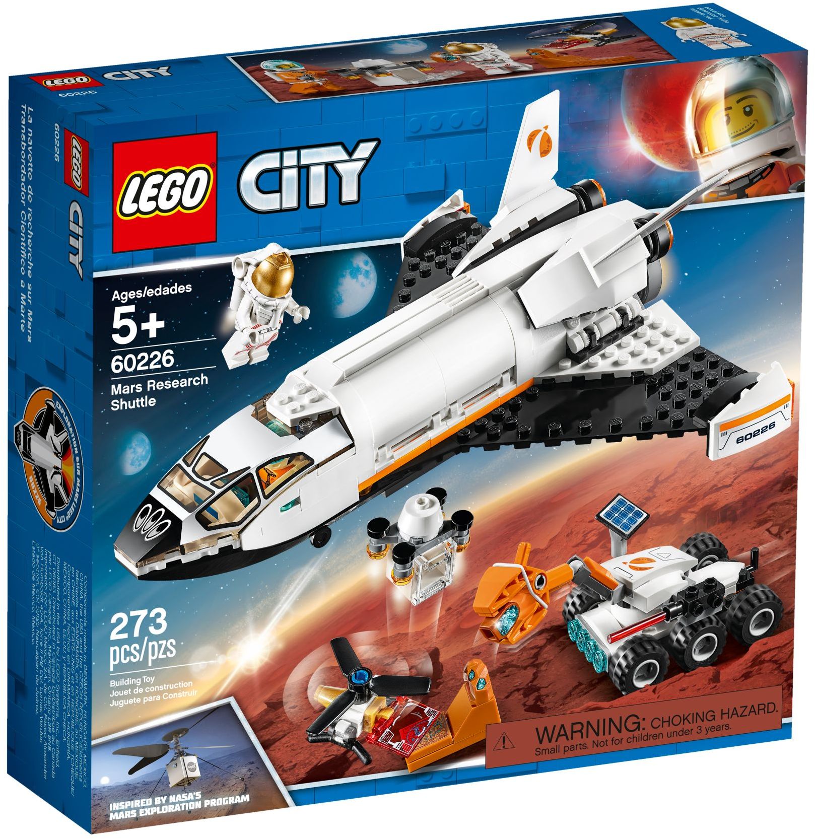 LEGO 60226 Mars Research Shuttle with Rover & Drone - SuperSaverAU - view 1
