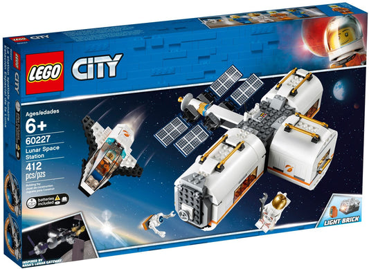 LEGO 60227 Lunar Space Station: Modular Space Shuttle & Astronaut Toy