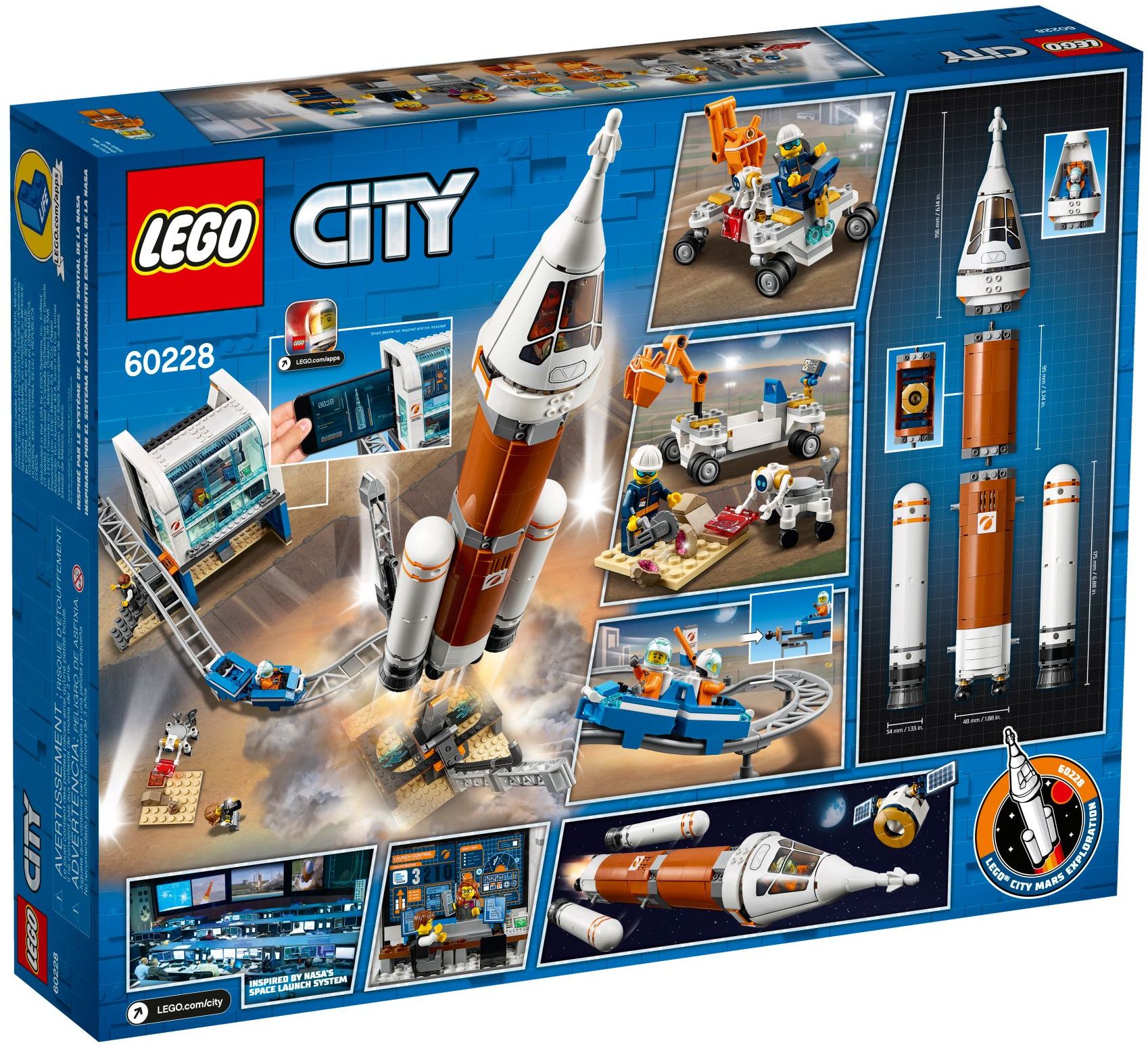 LEGO 60228 Deep Space Rocket & Launch Control Playset - SuperSaverAU - view 4