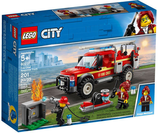 LEGO 60231 Fire Chief Truck - Building Toy with Minifigures