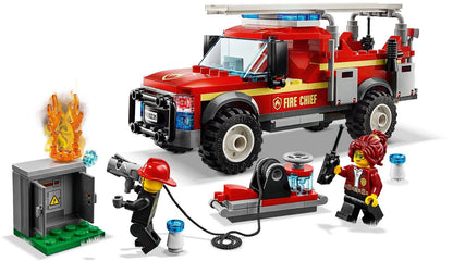 LEGO 60231 Fire Chief Truck - Building Toy with Minifigures