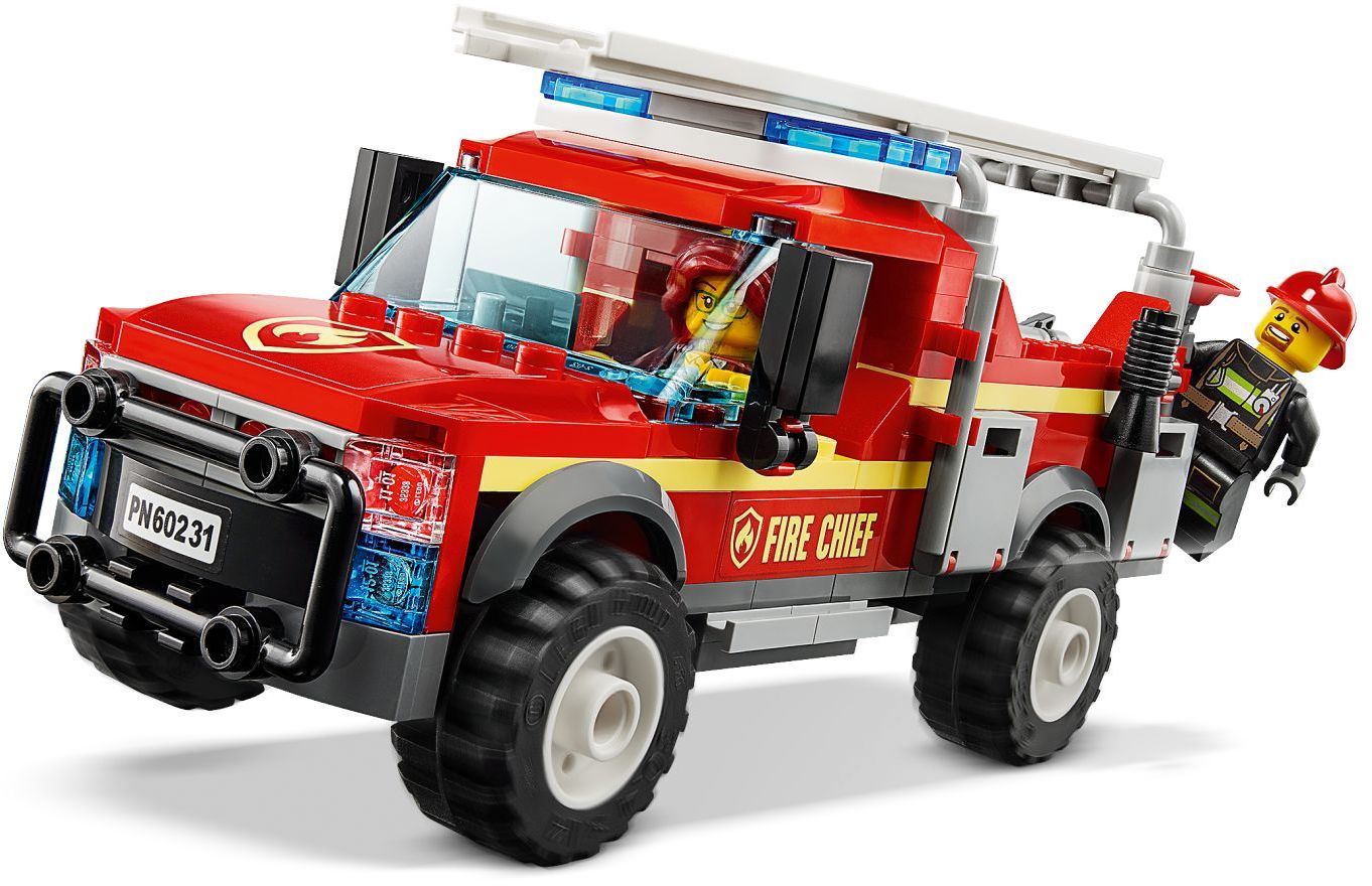 LEGO 60231 Fire Chief Truck - Building Toy with Minifigures